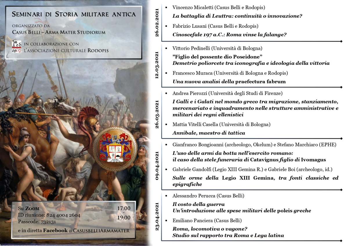 Seminari di Storia militare antica